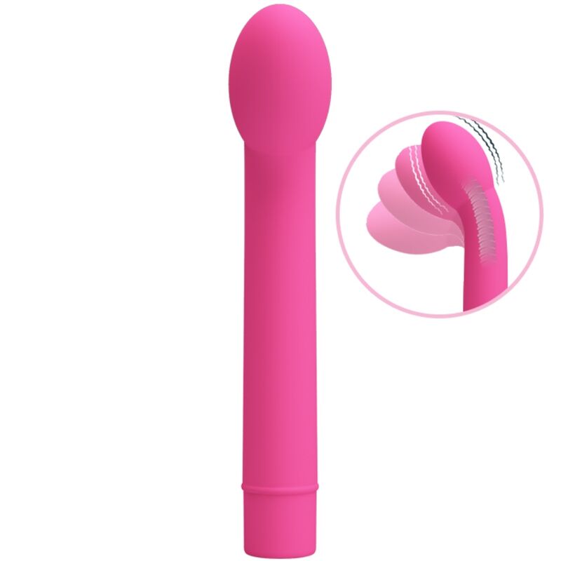 PRETTY LOVE - VIBRADOR PUNTO G LOGAN 10 VIBRACIONES ROSA