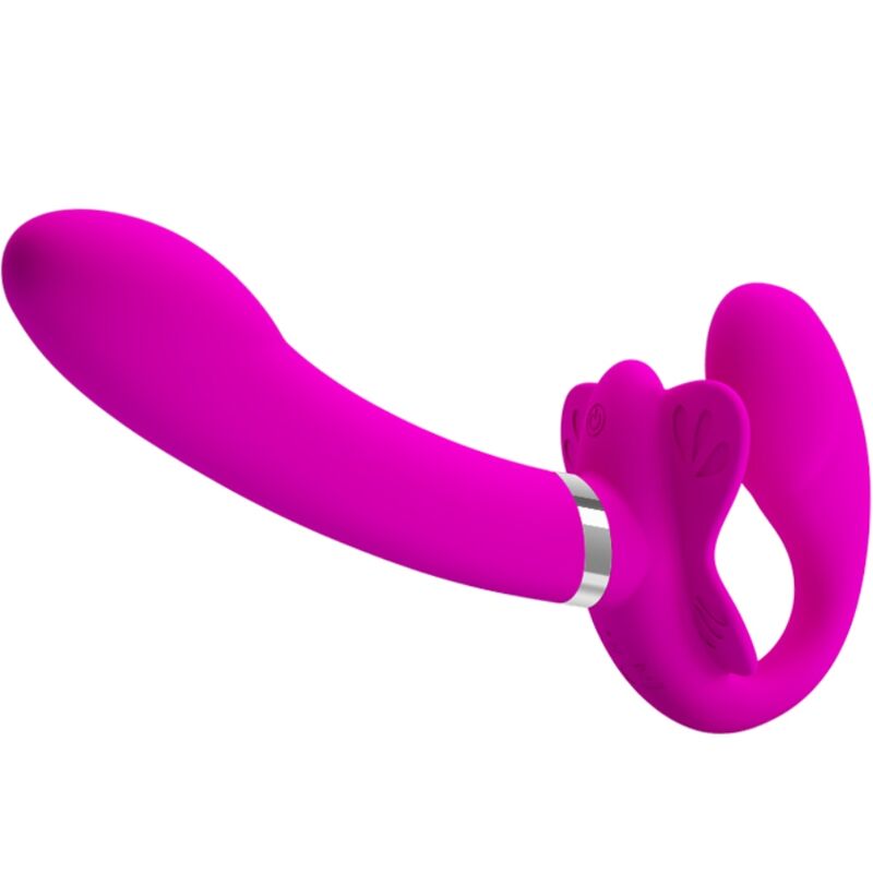PRETTY LOVE - VIBRADOR DOBLE CON ARCO VALERIE 12 VIBRACIONES MORADO