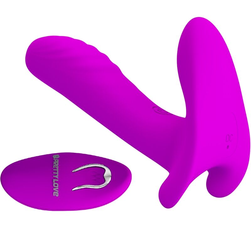 PRETTY LOVE - MASSAGER AND VIBRATOR 12 VIBRATIONS PURPLE REMOTE CONTROL