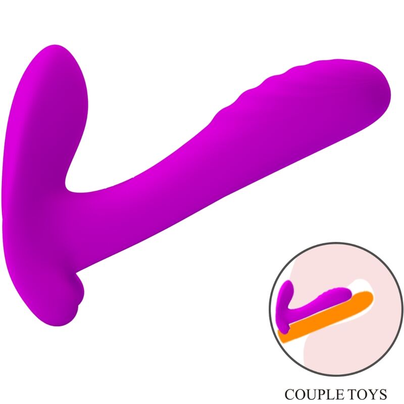 PRETTY LOVE - MASSAGER AND VIBRATOR 12 VIBRATIONS PURPLE REMOTE CONTROL