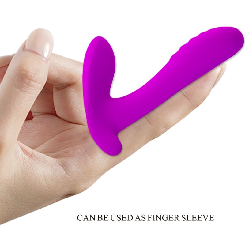 PRETTY LOVE - MASSAGER AND VIBRATOR 12 VIBRATIONS PURPLE REMOTE CONTROL