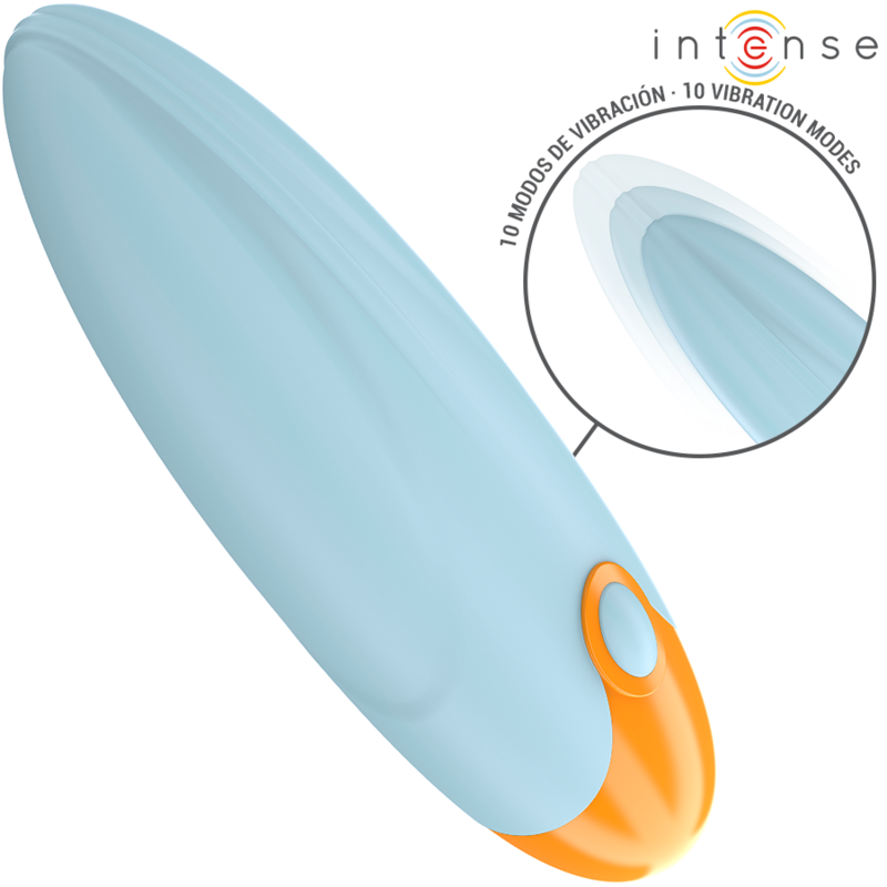 INTENSO - BALA VIBRADORA MIKE 10 VIBRACIONES AZULES