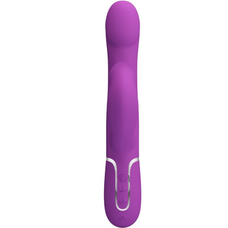 PRETTY LOVE - 4-IN-1 PURPLE MULTIFUNCTIONAL VIBRATOR AND STIMULATOR