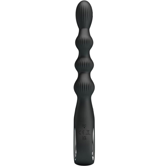 PRETTY LOVE - VIBRADOR ANAL FEDERER 12 VIBRACIONES NEGRO