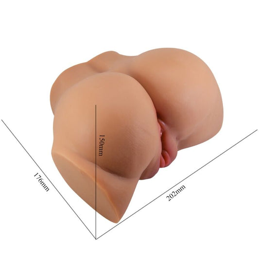 CRAZY BULL - VIBRADOR ASS EMILIA CON CONTROL REMOTO REALISTA DE VAGINA Y ANO