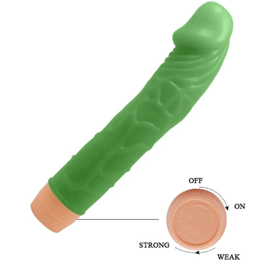 PROM - BILL VIBRADOR REALISTA 22,5 CM VERDE
