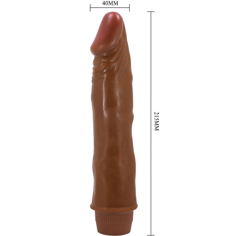 BAILE - 21 CM REALISTIC MULATTO DWARF VIBRATOR