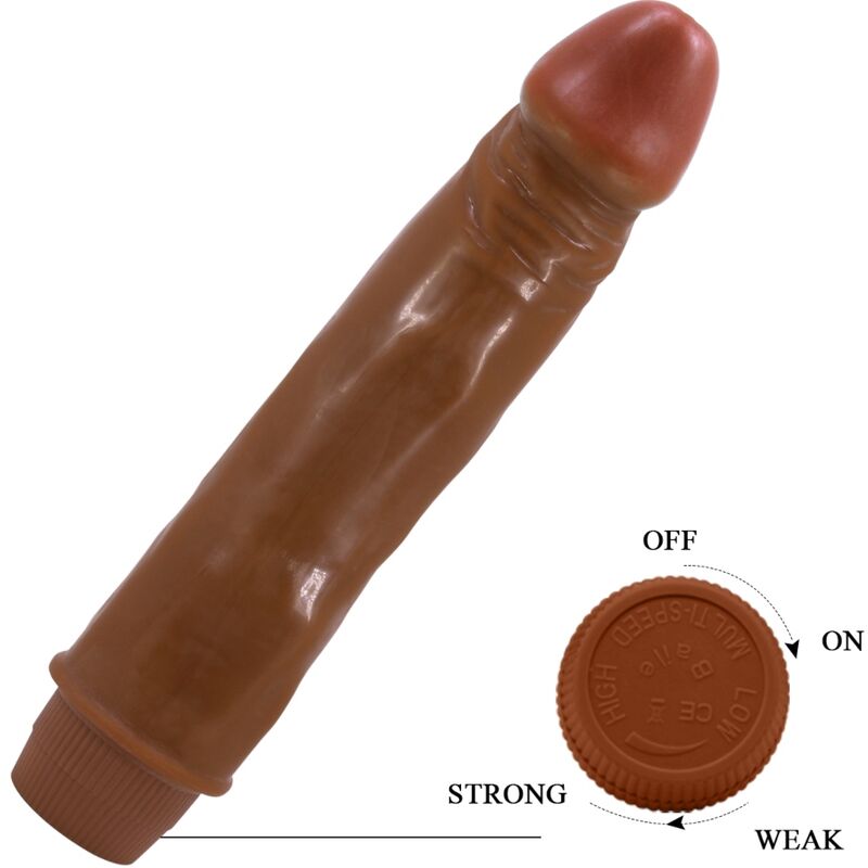 BAILE - 21 CM REALISTIC MULATTO DWARF VIBRATOR