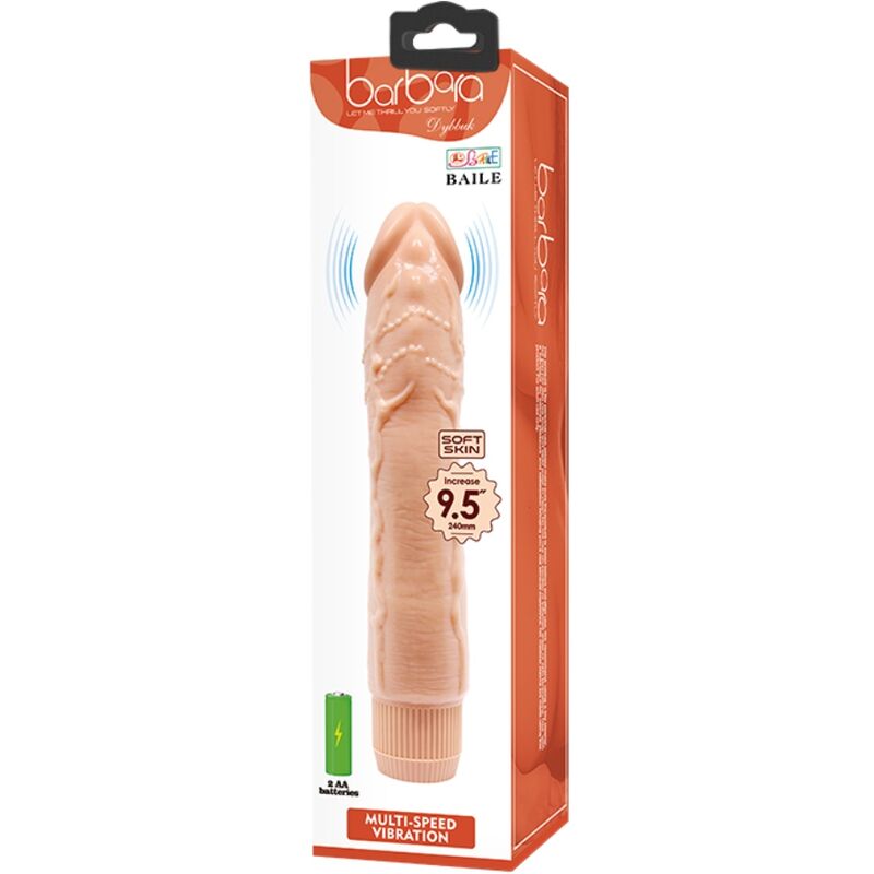 BAILE - REALISTIC DYBBUK VIBRATOR 24 CM FLESH
