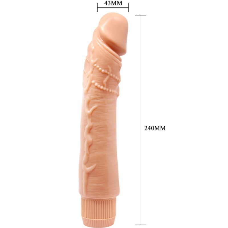 BAILE - REALISTIC DYBBUK VIBRATOR 24 CM FLESH