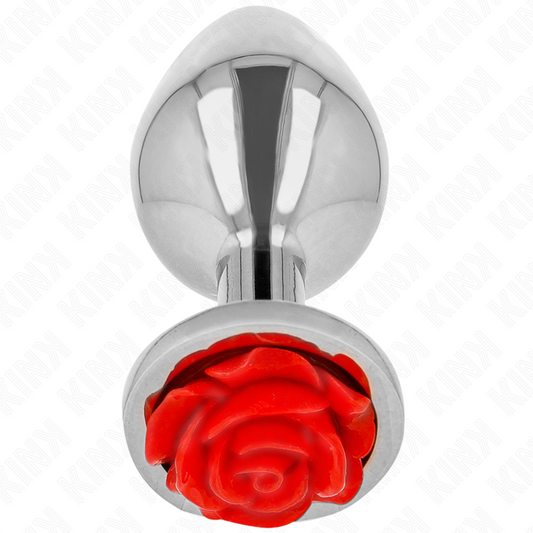 KINK - PLUG ANAL ROSA ROJO TAMAÑO P