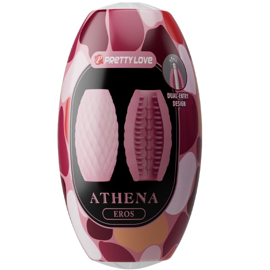 PRETTY LOVE - MASTURBADOR MASCULINO DE SILICONA ROSA ATHENA EROS