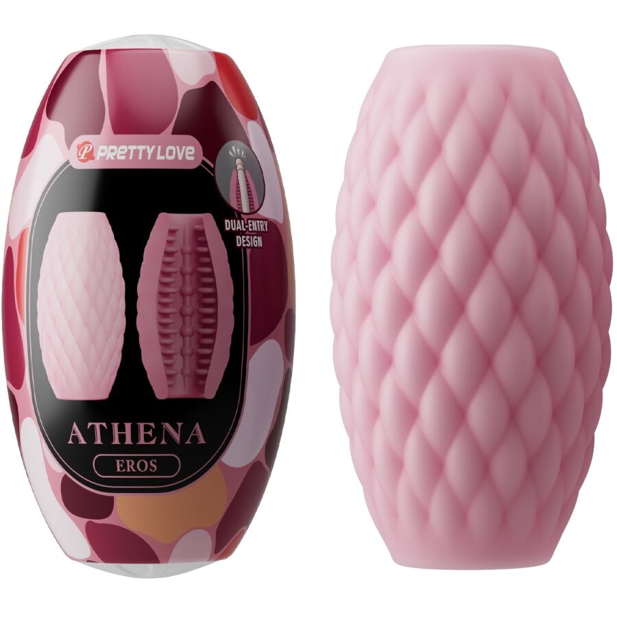 PRETTY LOVE - MASTURBADOR MASCULINO DE SILICONA ROSA ATHENA EROS