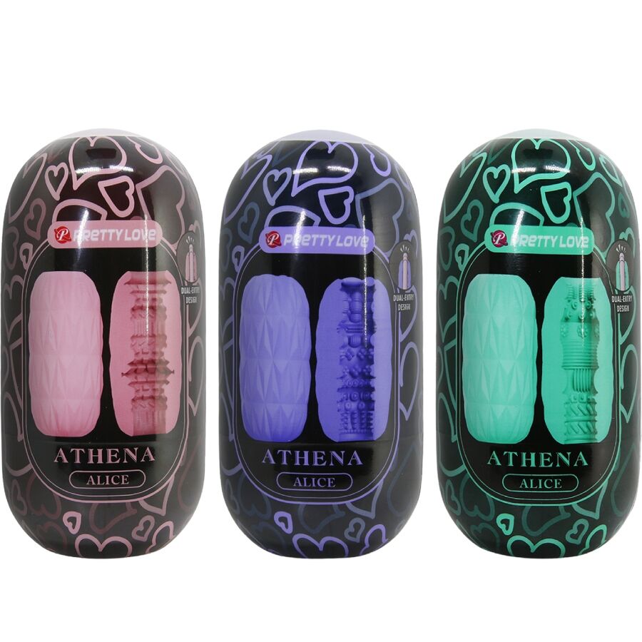 PRETTY LOVE - PAQUETE ATHENA ALICE 15 MASTURBADORES MASCULINOS VARIOS