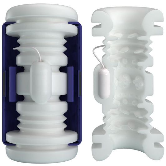 PRETTY LOVE - DJ LADY MASTURBADOR MASCULINO CON VIBRACIÓN 5 AJUSTES MORADO