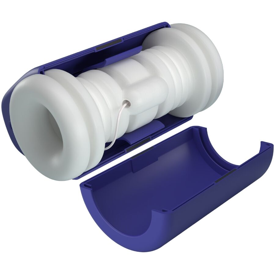 PRETTY LOVE - DJ LADY MALE VIBRATING MASTURBATOR 5 SETTINGS PURPLE