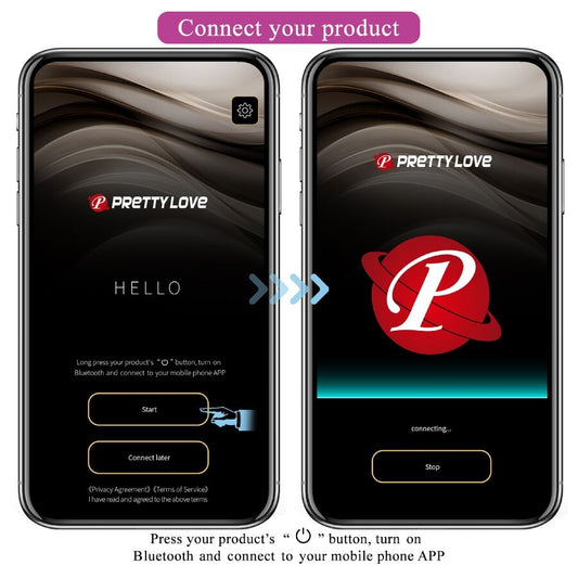 PRETTY LOVE - VIBRADOR LEVIATHAN PÚRPURA CONTROLADO POR APP