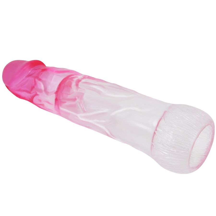 PRETTY LOVE - REALISTIC NERON 6 CM PINK PENIS ENLARGEMENT SHEATH