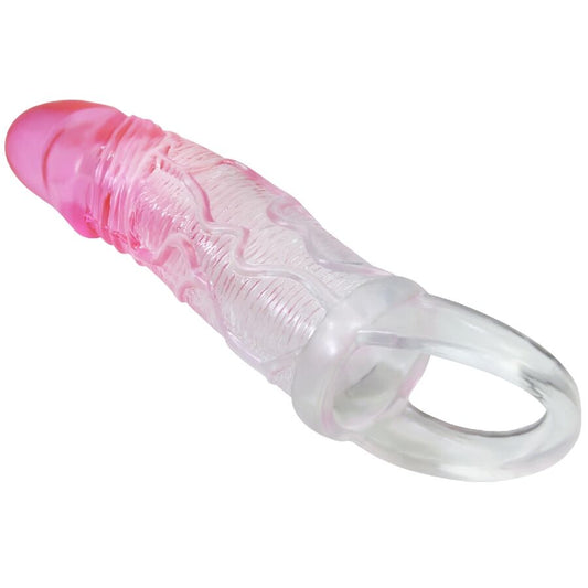 PRETTY LOVE - FUNDA REALISTA PARA ALARGAR EL PENE ROSA ODES DE 2 CM