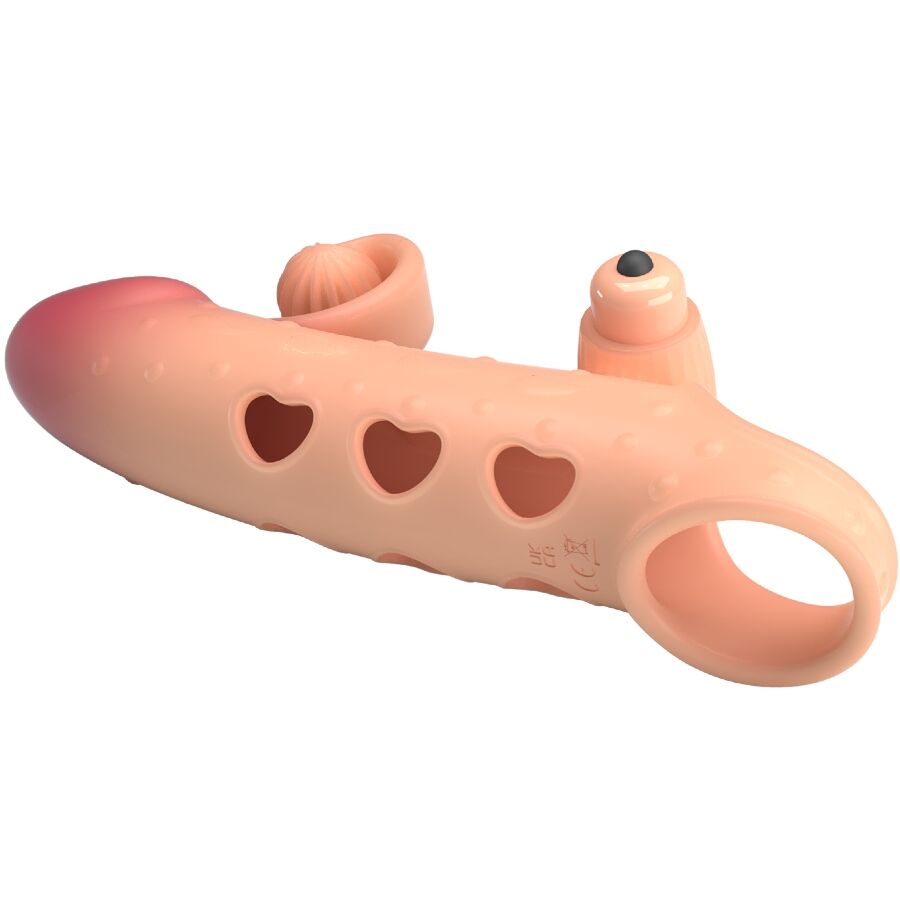 ROMANCE - FUNDA VIBRADORA PARA PENE NATURAL