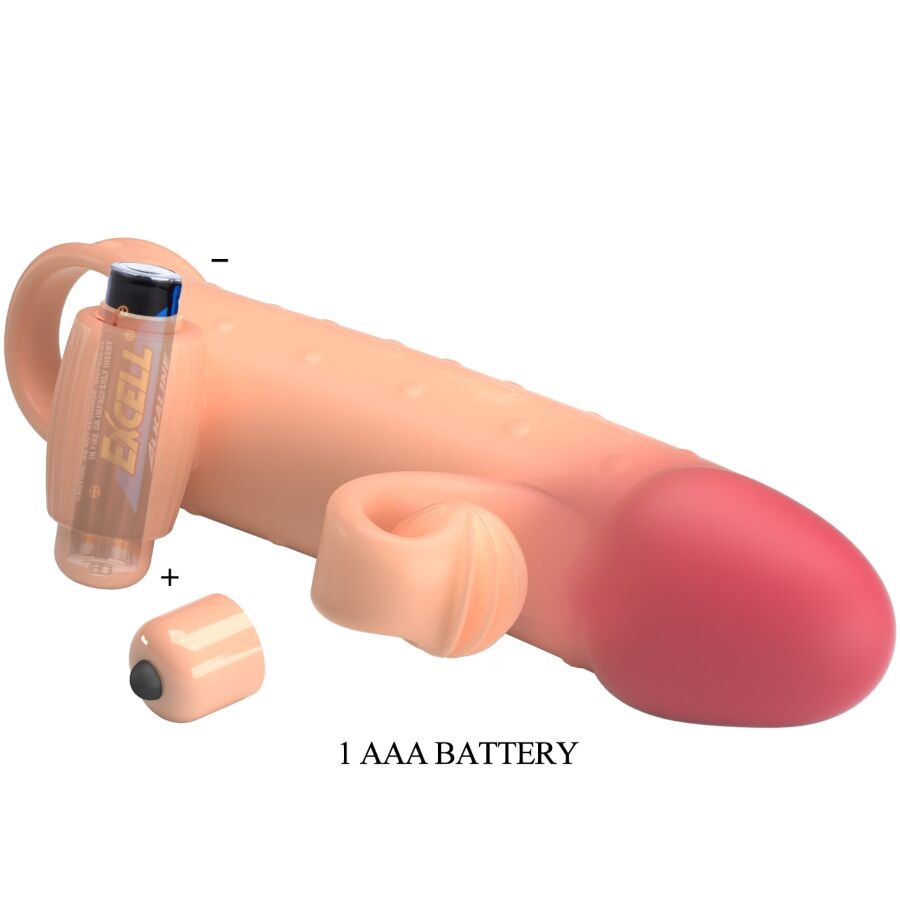 ROMANCE - FUNDA VIBRADORA PARA PENE NATURAL