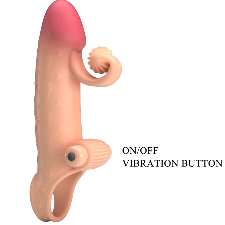 ROMANCE - FUNDA VIBRADORA PARA PENE NATURAL