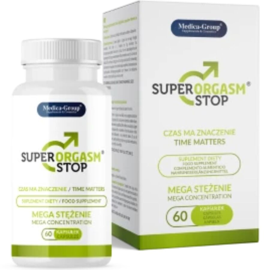 MEDICA GROUP - SUPER ORGASMO PARAR DE RETARDAR PARA HOMENS 60 CÁPSULAS