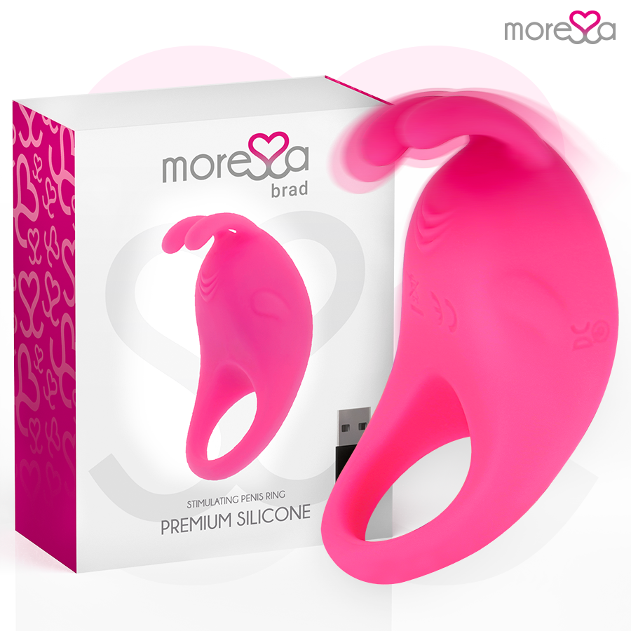MORESSA - BRAD PREMIUM SILICONA RECARGABLE ROSA