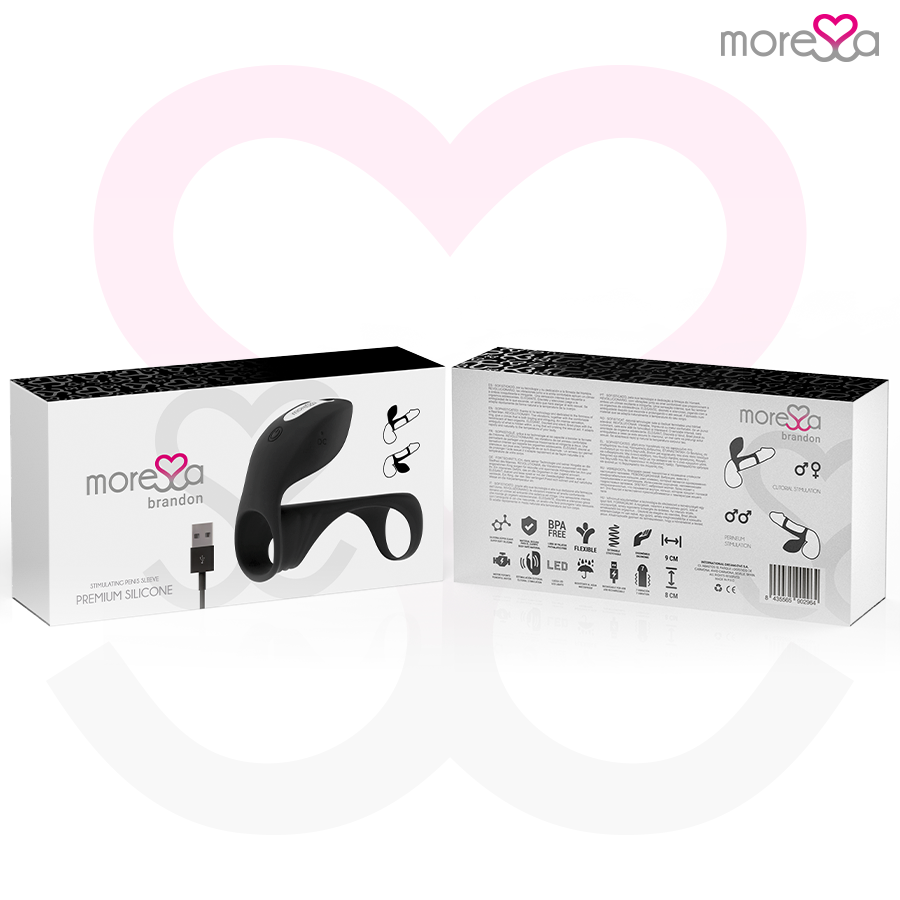 MORESSA - BRANDON VIBRATING RING WITH COVER