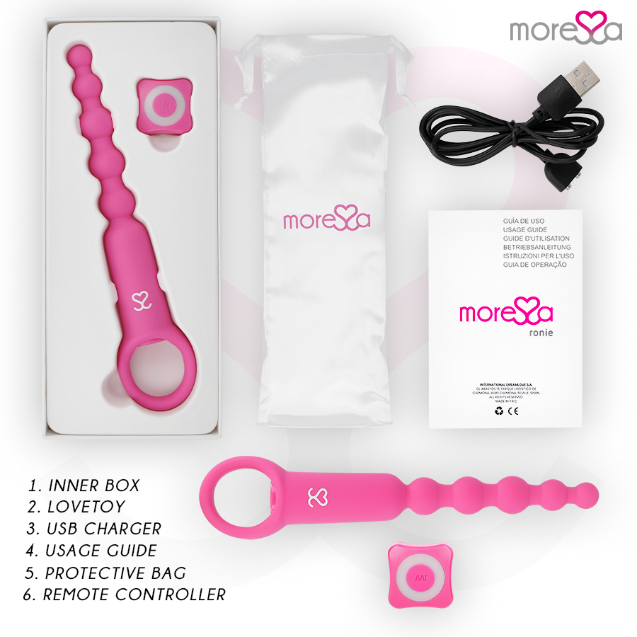MORESSA - RONIE CONTROL REMOTO PLACER ANAL ROSA
