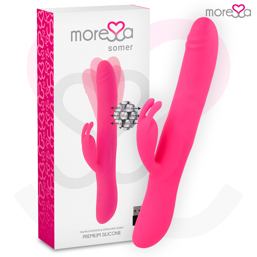 MORESSA - PREMIUM SOMER VIBRATOR WITH MULTIPLE ROTATION