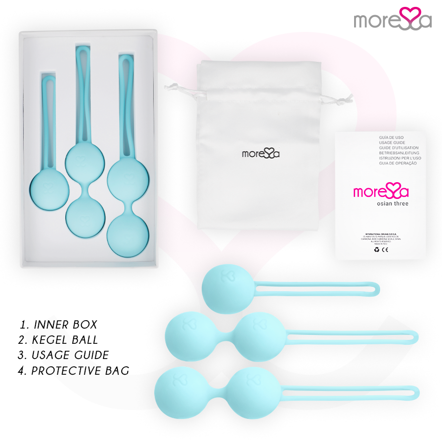 MORESSA - OSIAN SILICONE PREMIUM TURQUOISE SET