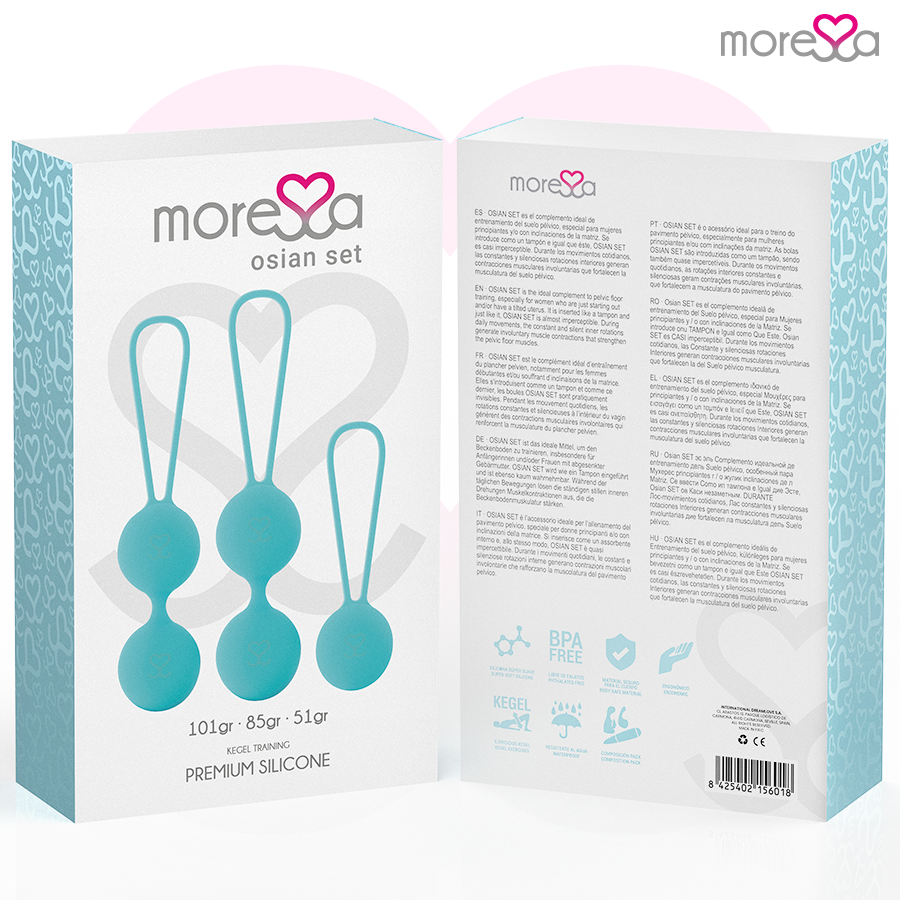 MORESSA - OSIAN SILICONE PREMIUM TURQUOISE SET