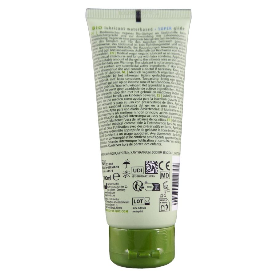 HOT - BIOLUBRIFICANTE À BASE DE ÁGUA 100 ML