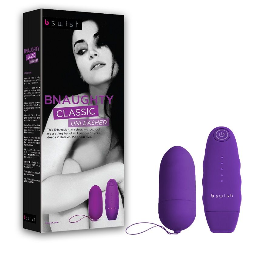 B SWISH - CLASSIC PINK REMOTE CONTROL BNAUGHTY UNLEASHED