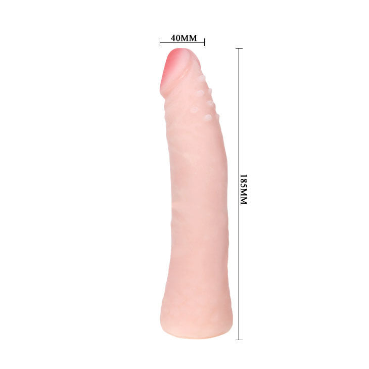 BAILE - DILDO DE SILICONA CON TACTO DE PIEL REALISTA DE 19 CM COLOR DE CAJA ALEATORIO