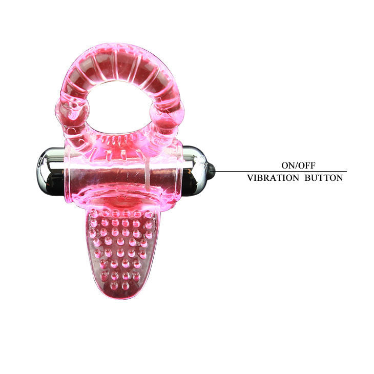 BAILE - SWEET ABS 10 RHYTHMS PINK VIBRATING RING PENIS RING