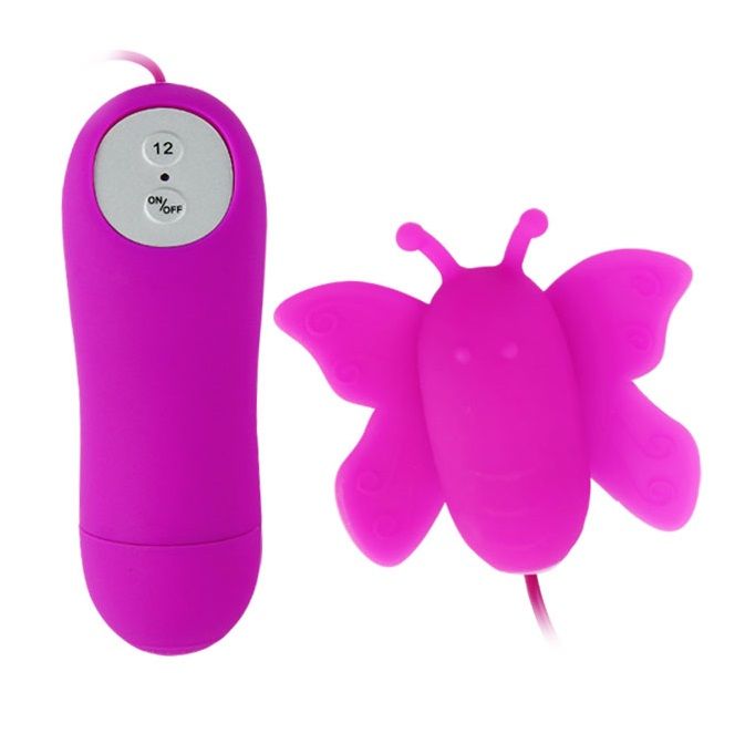 BAILE - LOVE EGGS BUTTERFLY CLITORAL STIMULATOR 12 SPEEDS LILAC REMOTE CONTROL