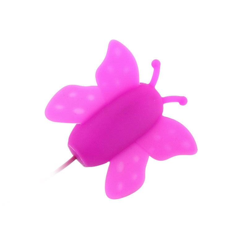 BAILE - LOVE EGGS ESTIMULADOR DE CLÍTORIS MARIPOSA 12 VELOCIDADES CONTROL REMOTO LILA