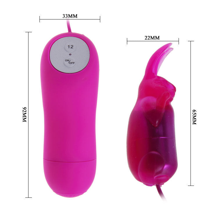 BAILE - PRETTY LOVE SECRET VIBRADOR CONEJO 12 VELOCIDADES