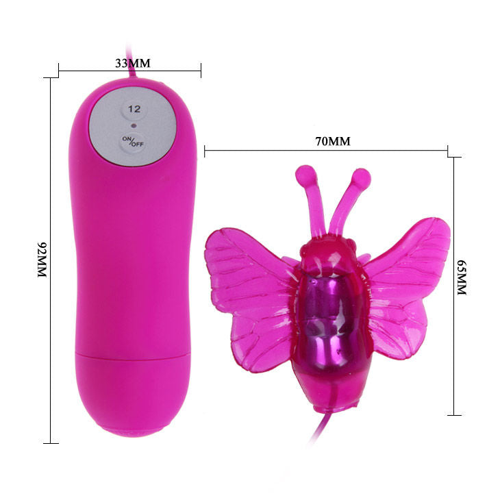 BAILE - PRETTY LOVE SECRET VIBRADOR ESTIMULADOR MARIPOSA 12V