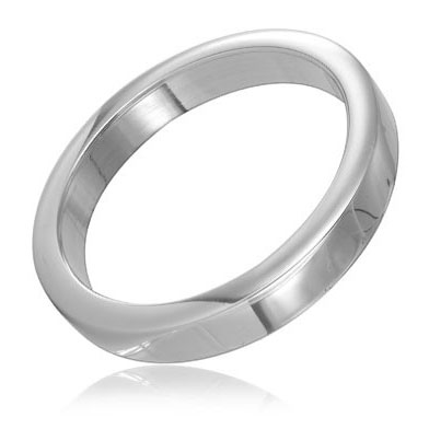 METAL DURO - ANILLO PARA EL PENE DE METAL GRUESO DE 45 MM