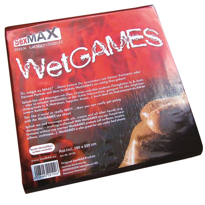 JOYDIVISION SEXMAX - WETGAMES SEX-LAKEN ROJO