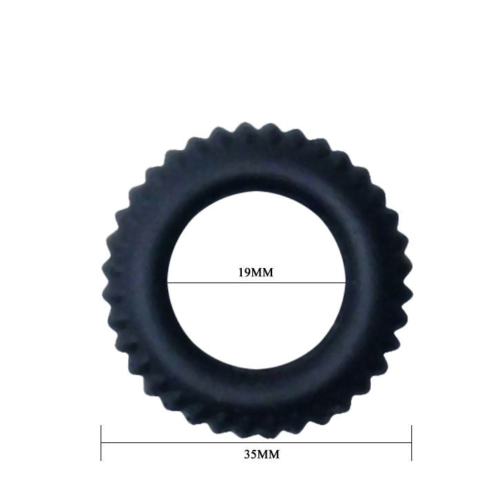BAILE - ANILLO PARA PENE TITAN NEGRO 1.9 CM