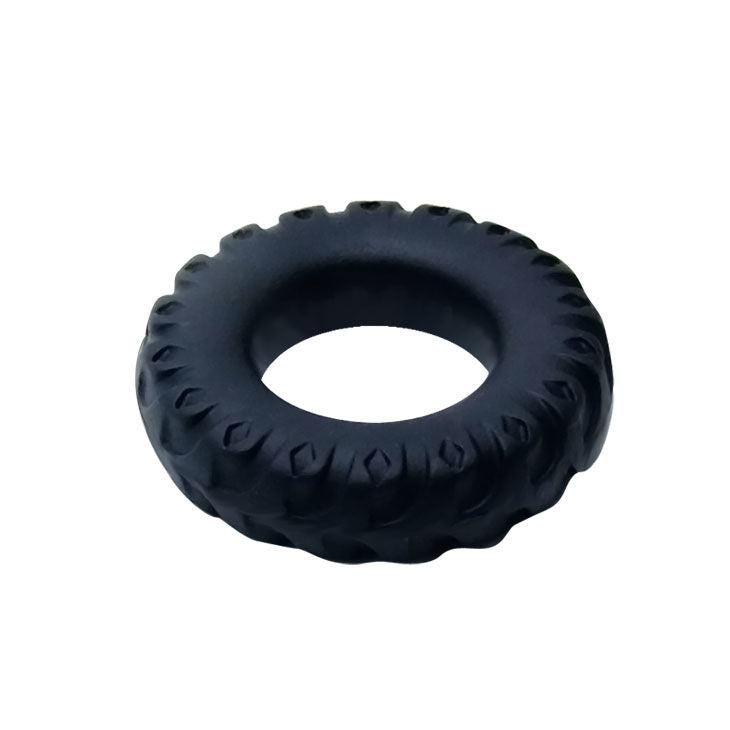 PROM - ANILLO TITAN NEGRO VERDE 2 CM