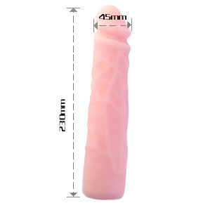BAILE - REALISTIC SILICONE DILDO WITH SKIN TOUCH 23 CM
