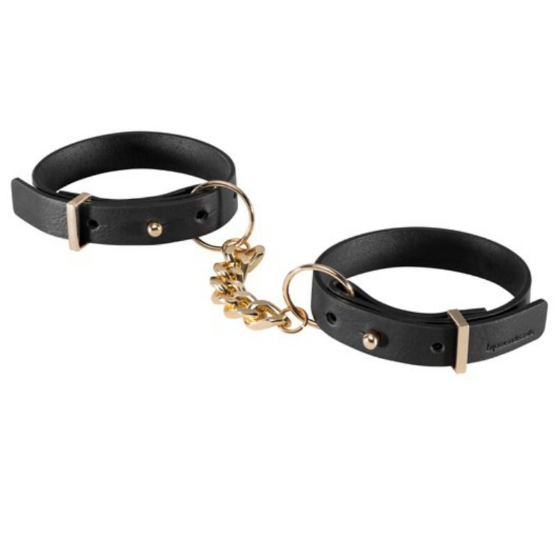 JEWELRY - INDISCRETS MAZE BLACK HANDCUFFS BRACELETS