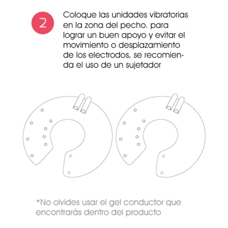 500 COSMETICS - ELECTROSTIMULATION OF BREAST AUGMENTATION U