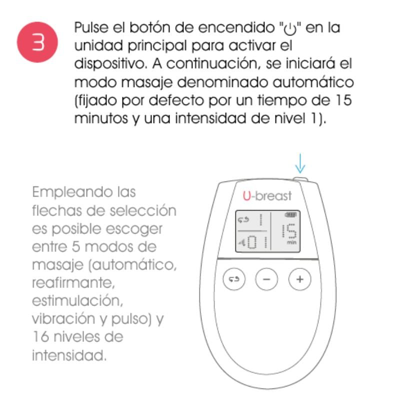 500 COSMETICS - ELECTROSTIMULATION OF BREAST AUGMENTATION U