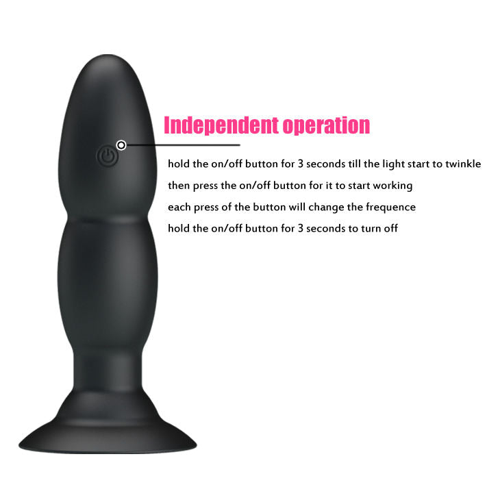 PRETTY LOVE - VIBRADOR CON CONTROL REMOTO Y PLUG DE AMOR